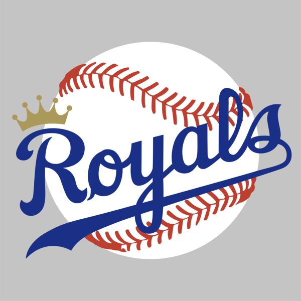 Royals Baseball & Crown Sticker Thumbnail